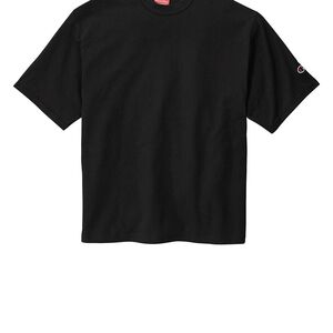 Champion Black Short-Sleeve Crewneck Tee
